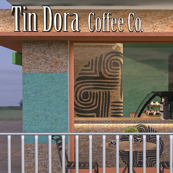 Tin Dora Coffee ekibi ve kahve hazırlığı