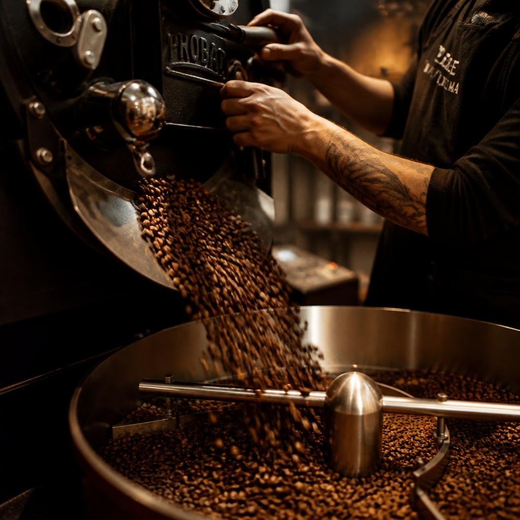 Tin Dora Coffee kahve çekirdekleri ve kavurma